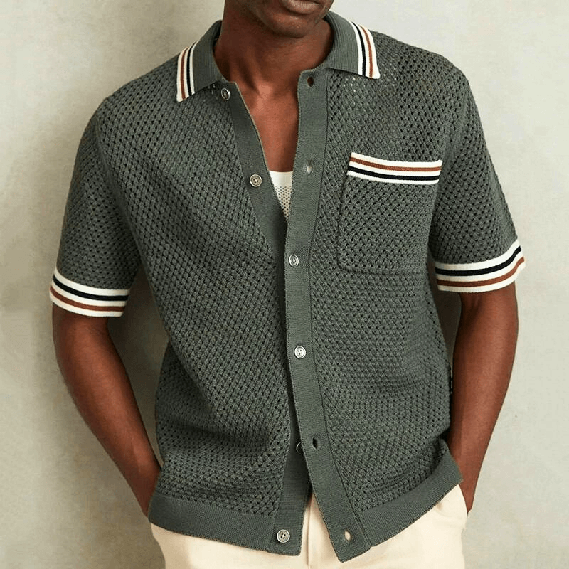 Matteo Knit Polo Shirt - Carter Duboa