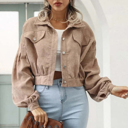 Bella Corduroy Crop Jacket