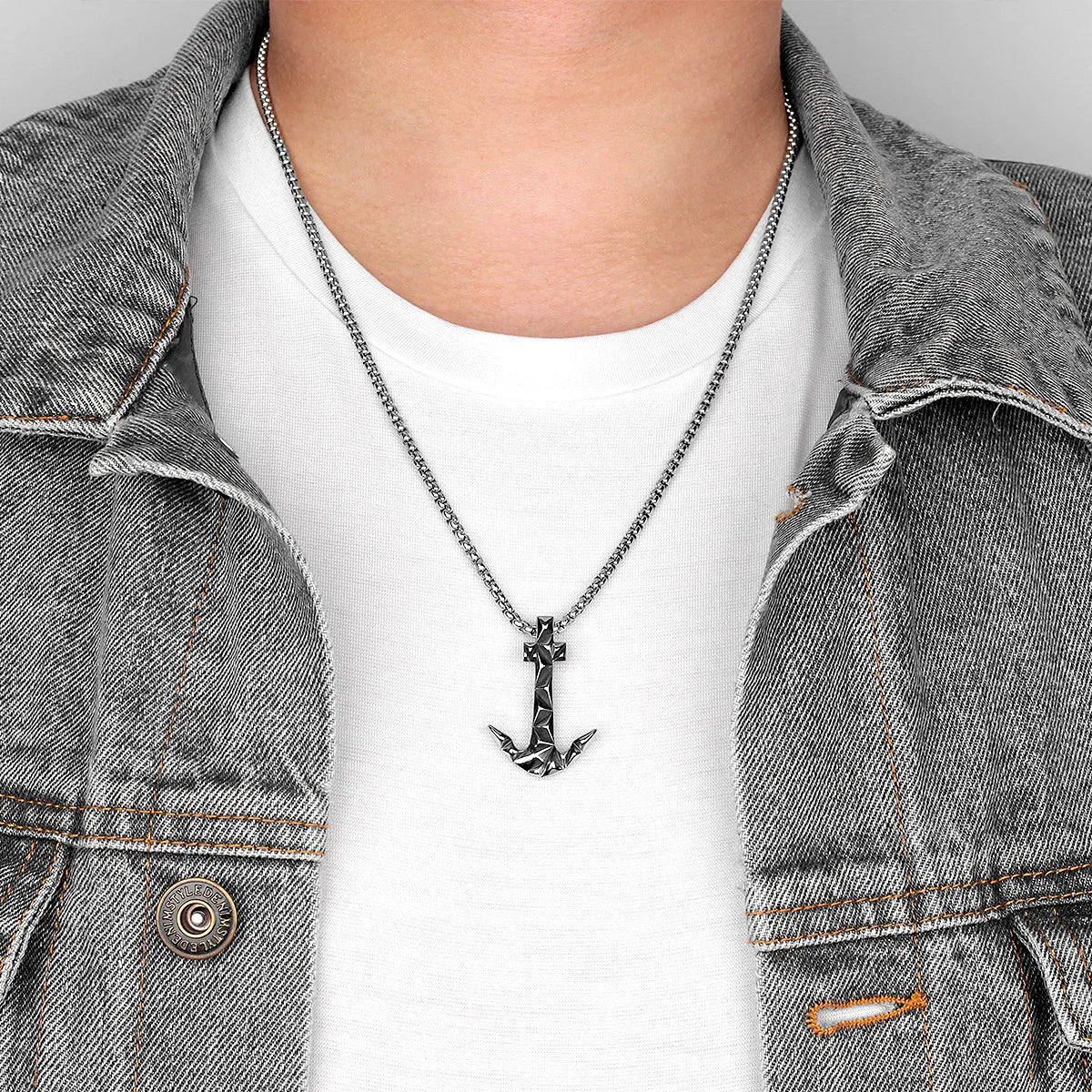 Anchor Pendant Necklace