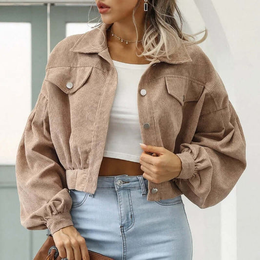 Bella Corduroy Crop Jacket