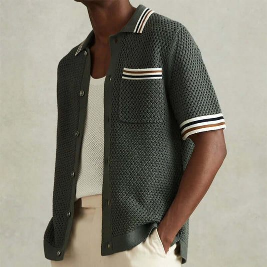 Matteo Knit Polo Shirt - Carter Duboa