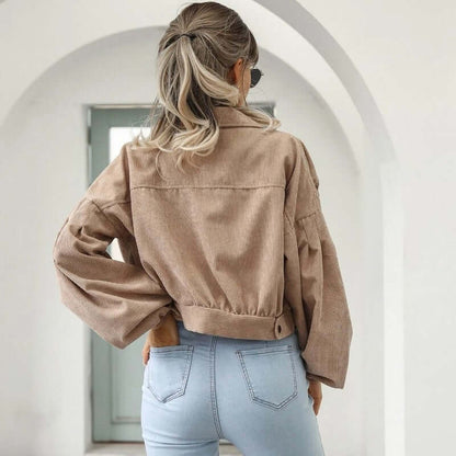 Bella Corduroy Crop Jacket